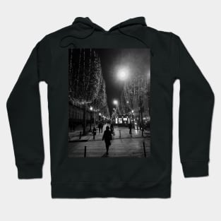 Christmas in Paris, France Hoodie